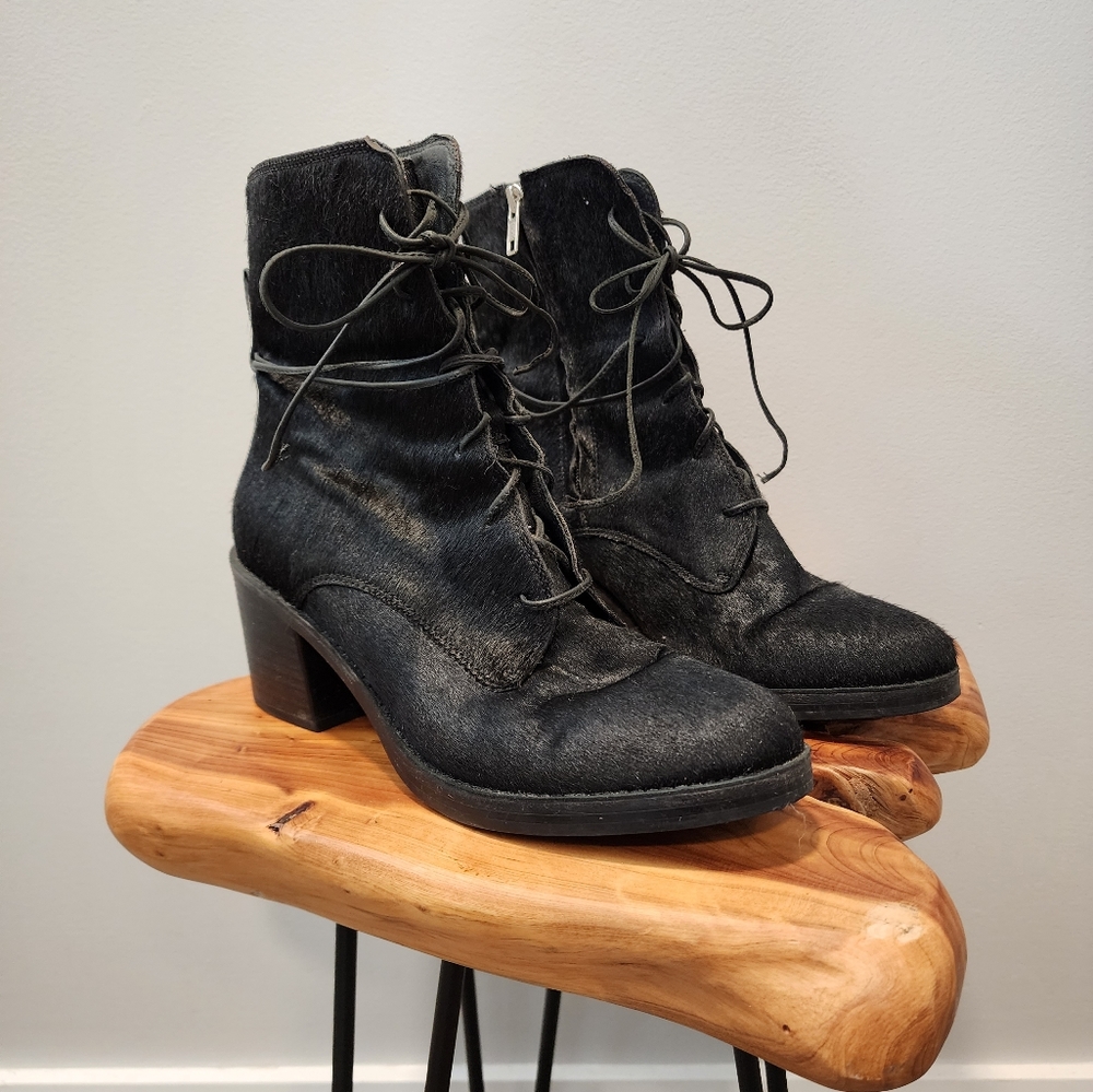 UGG Exotic Heel Booties Calf Hair